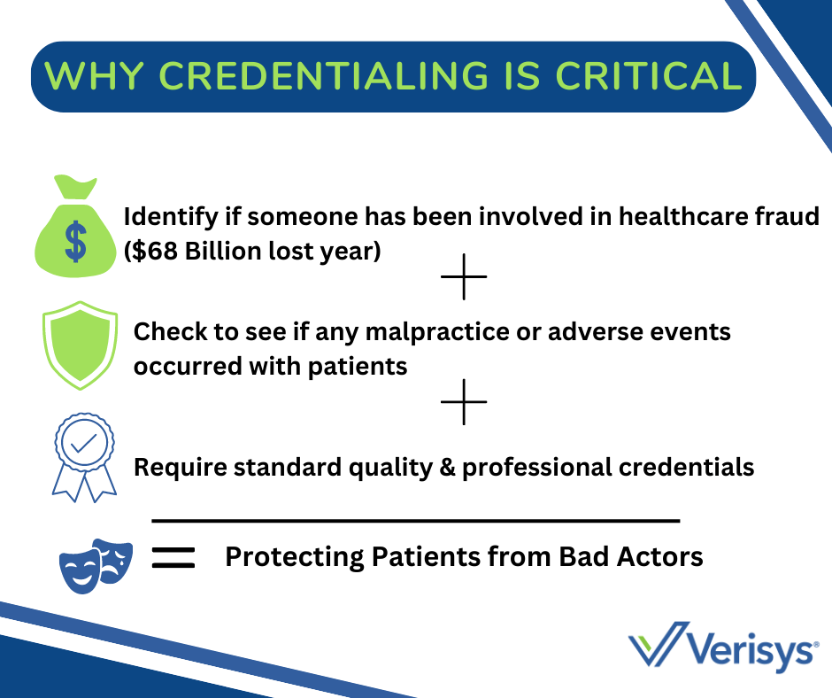 why credentialing is critical